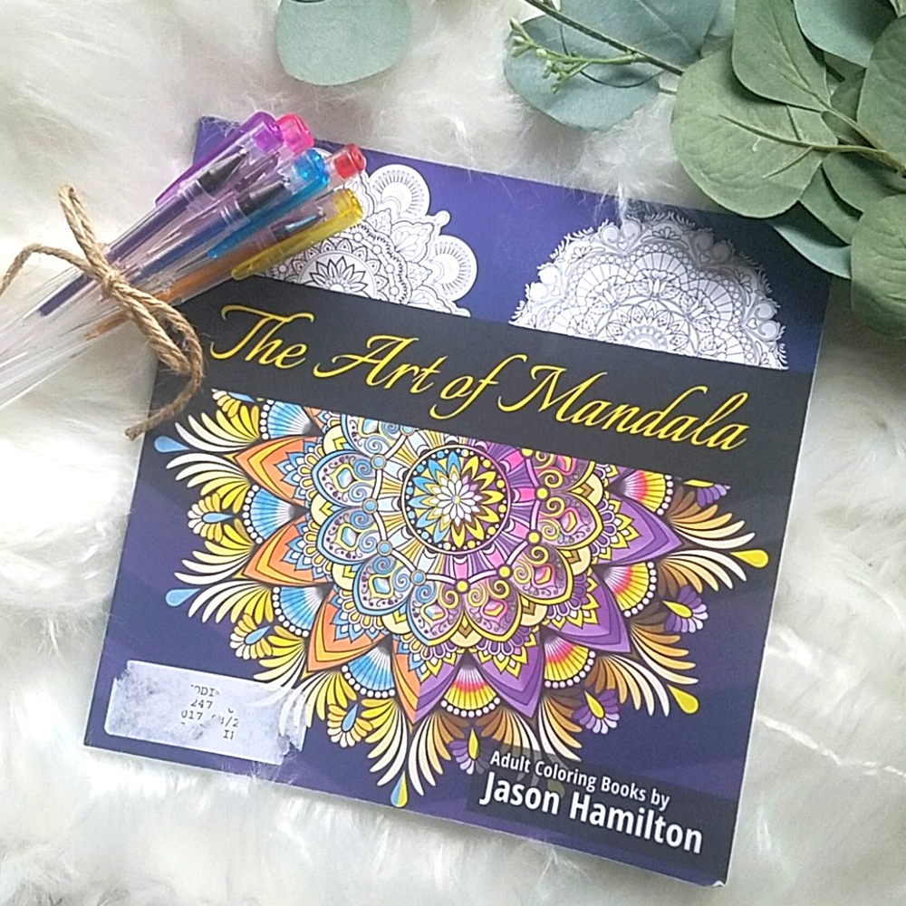 🎨Art of Mandala Coloring Book Gel Pen Bundle
